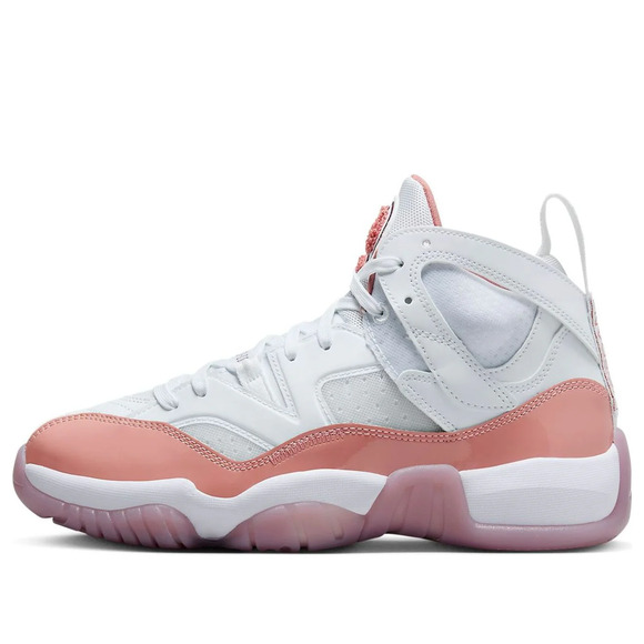 Nike Jordan Jumpman Two Trey Basketball Shoes Red Stardust/White/Sky Mauve US 9 - Picture 1 of 7